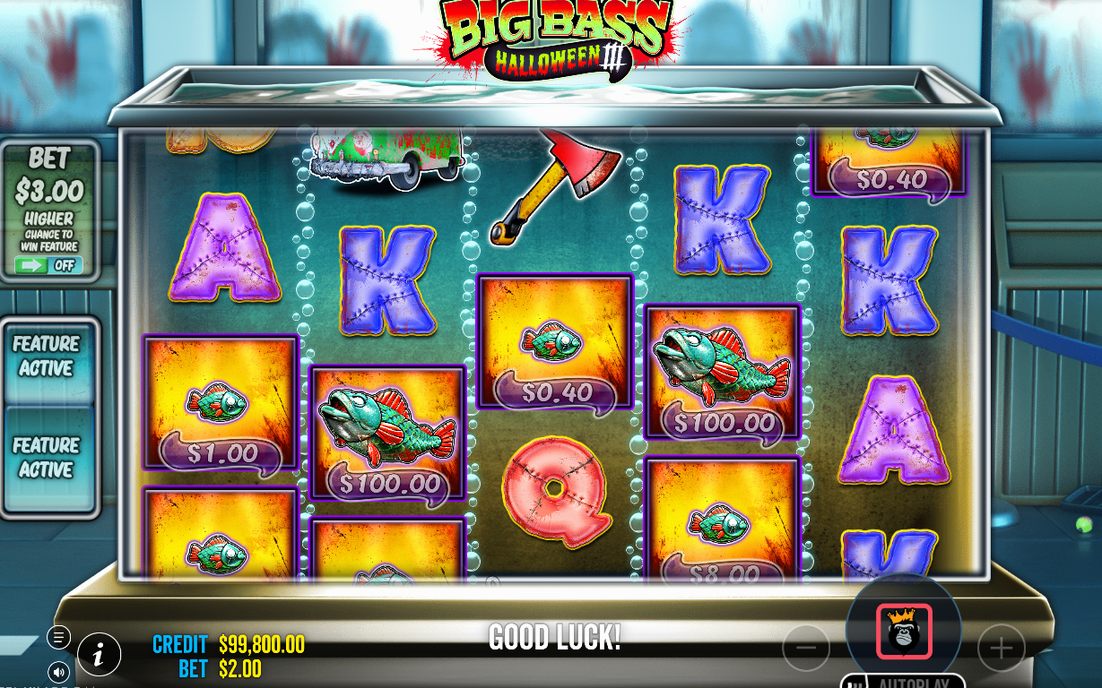 Free Spins with the blue tracker above the reels