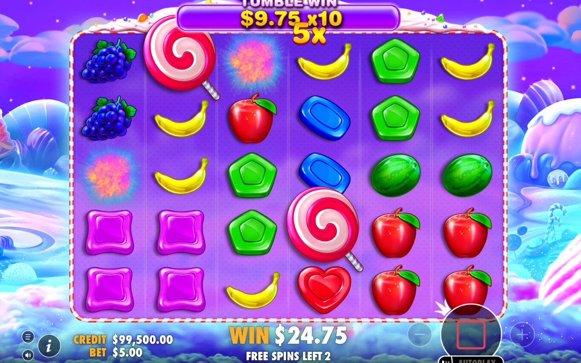 Free Spins round showing the remaining free spins count