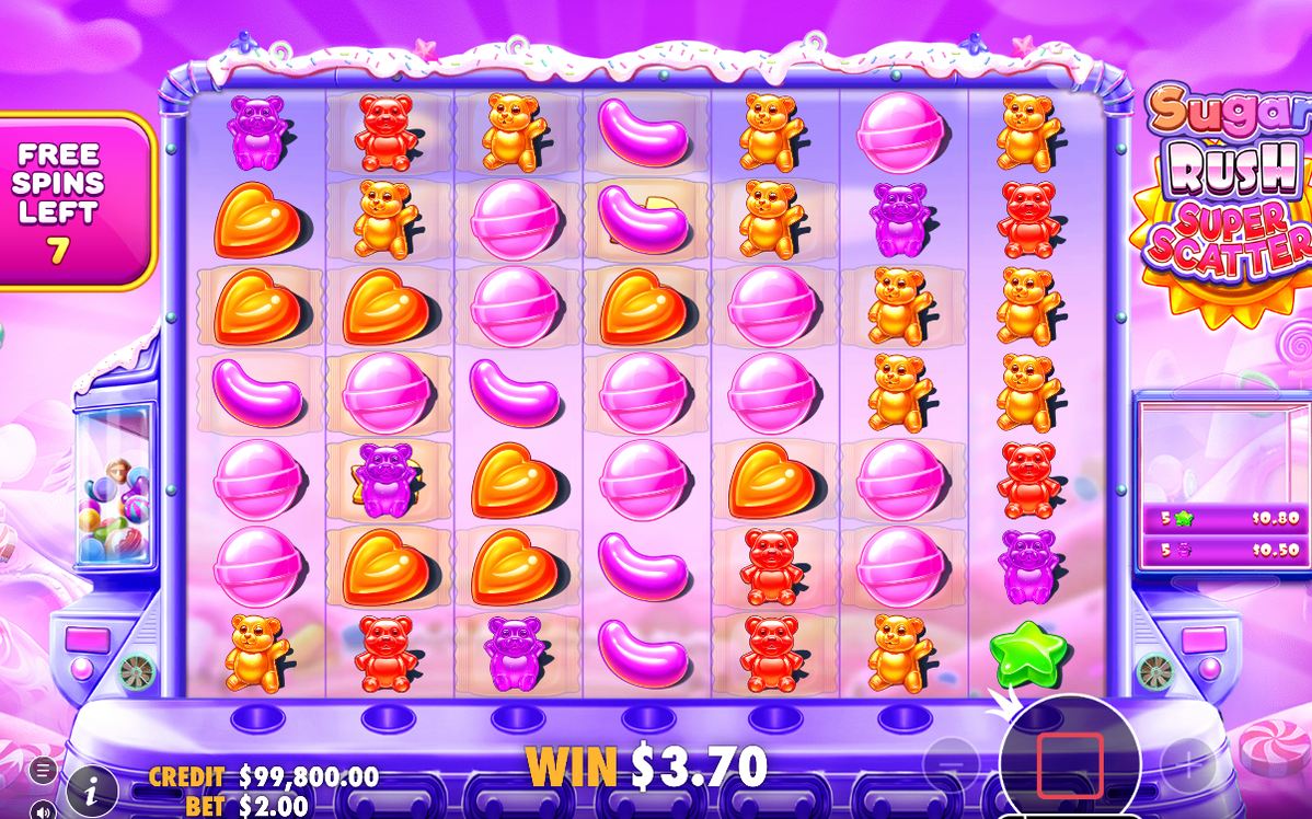 Free Spins round with the spins counter and Multiplier Spots